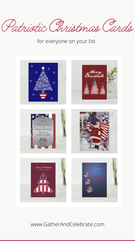 Patriotic Christmas Cards 